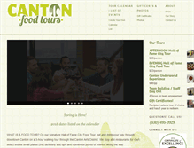 Tablet Screenshot of cantonfoodtours.com